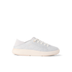 Neptune 2 light gray lace up sneaker facing right with cushioned sole and arch support