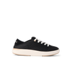 Neptune 2 black sneaker facing right with cushioned sole and anatomical arch support