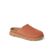 Vista Luxe Mariana suede clog facing right with cushioned footbed and arch support