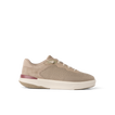 Shoreline Del Mar sneaker facing right with cushioned support and elastic laces for everyday comfort