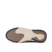 Shoreline Del Mar sneaker outsole viewed from below, facing left, with cushioned tread and anatomical arch support