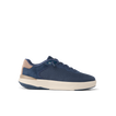 Shoreline Del Mar navy blue sneaker facing right with cushioned support and comfort