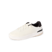 Reef Del Mar white sneaker facing left in side view with a cushioned sole and comfort focused design