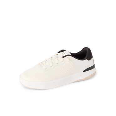 Reef Del Mar white sneaker facing left in side view with a cushioned sole and comfort focused design