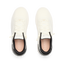 Reef Del Mar shoes viewed from above, toes facing upward, with cushioned footbeds