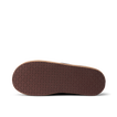 Eventide Slipper outsole facing right, shown close up with a textured brown tread pattern