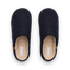 Eventide Slipper black pair facing upward with soft fleece lining and comfortable footbeds