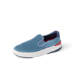 Del Mar Slip On blue slip on sneaker facing left with lightweight cushioning and arch support