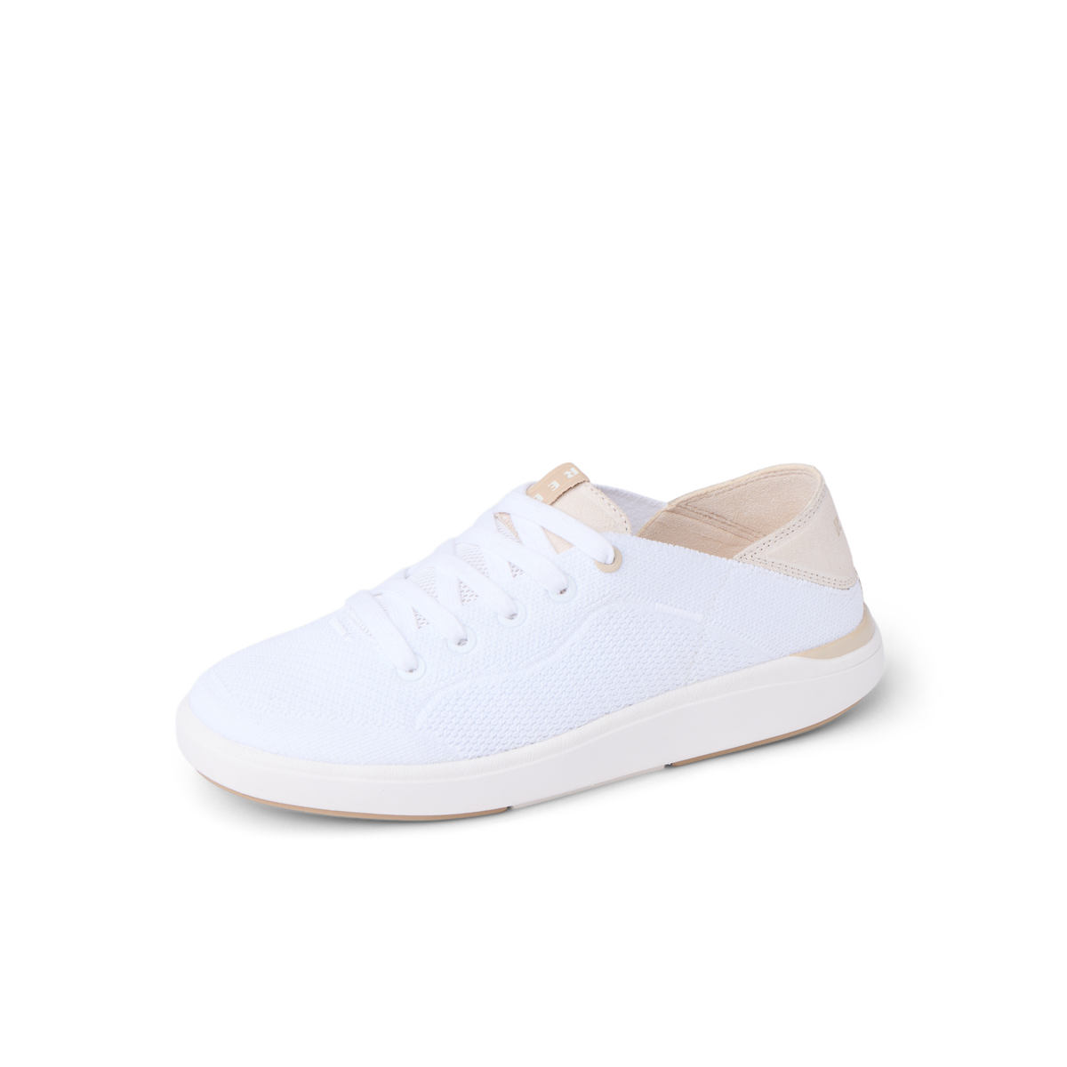 Neptune 2 white sneaker facing left with cushioned footbed and anatomical arch support for everyday comfort
