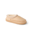 Indie Slipper tan slipper facing right with soft lining and cushioned sole for everyday comfort