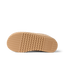 Indie Slipper outsole viewed from below with toe facing left and zigzag traction tread