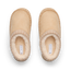 Indie Slipper pair viewed from above with toes facing upward and plush lined footbeds