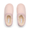 Indie Slipper pair viewed from above with toes facing upward and soft fleece lining for everyday comfort