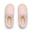 Indie Slipper pair viewed from above with toes facing upward and soft fleece lining for everyday comfort
