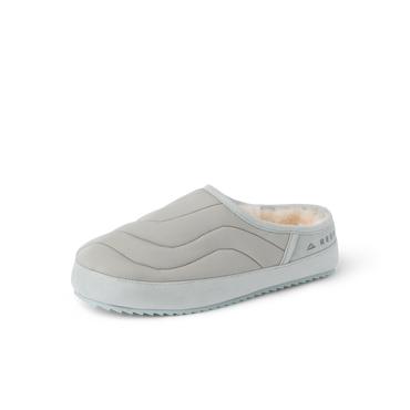 Willa Slipper facing left with quilted upper, plush lining, cushioned sole, and comfort-focused design