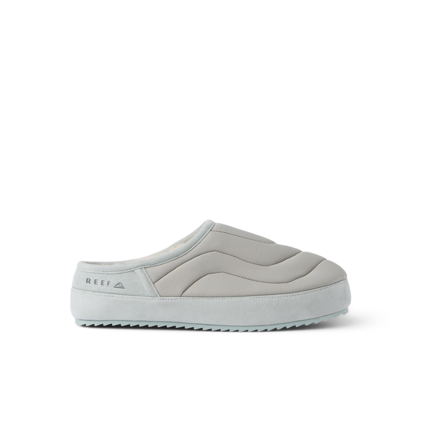 Willa Slipper facing right with quilted textile upper and cushioned sole for everyday comfort