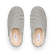 Willa Slipper pair viewed from above, both slippers facing upward with plush faux fur interiors