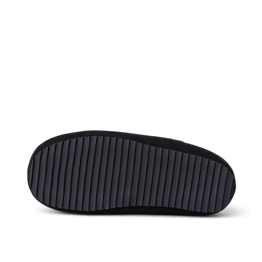Willa Slipper outsole viewed from below, facing right, with a ridged traction sole