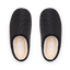 Willa Slipper black quilted pair facing upward with plush faux fur lining and cushioned comfort