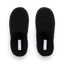 Daydream Slipper black faux shearling slipper pair with toes facing upward