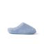 Daydream Slipper in soft faux shearling mule style shown facing left