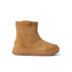 Campfire Ember boot facing right in side view with a cushioned sole and durable suede upper