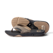 Pair of Fanning flip flops, one facing left side and one sole up, showing cushioned arch support and water-friendly materials.