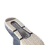 Fanning + Slide sole facing up showing navy blue water-friendly slide with cushioned REEFlex EVA platform and arch support