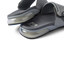 Fanning + Slide close-up of grey footbed and oversized airbag heel cushioning showcasing REEF's water-friendly comfort design