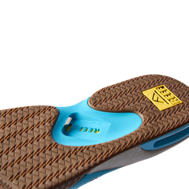 Close-up of the bottom sole facing up of the Fanning men’s sandal, showing durable tread and cushioned footbed design.