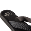 Close-up of the left-facing Baja Maria sandal showing black braided straps and cushioned arch support for comfort.