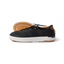 Side view of Laguna breathable black sneaker with cushioned sole, designed for beach comfort and everyday wear.