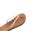 Cushion Slim right-facing women's sandal with champagne straps, soft-rebound cushioning, and anatomical arch support