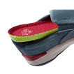 Del Mar Slip On close up showing left facing heel and cushioned footbed with arch support