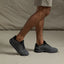 Side view of Shoreline Del Mar men's gray sneakers on foot, lightweight with anatomical arch support for all-day comfort.