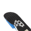 Fanning Slide men's sandal sole facing up showing hexagonal tread pattern, REEF logo, and built-in bottle opener detail.