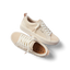 Lay Day Dawn women's beige sneakers top and side view, surf-inspired comfort with arch support and cushioning.
