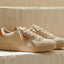 Close-up of Lay Day Seas sneakers facing right, featuring water-friendly materials and anatomical arch support.