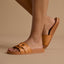 Vista Soho Cruz women's sandal facing right, showing side and top view with soft-rebound cushioning and arch support.