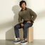 Shoreline Del Mar sneakers facing left on a model with cushioned support and a casual everyday style