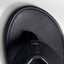Close-up of the front toe area of the Phantom Bonzer men's black sandal, designed for beach comfort and durability.