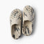 Glider water friendly clogs facing upward with perforated uppers and cushioned molded footbeds