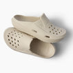 Glider water friendly slides with one shoe facing right showing perforated uppers and cushioned footbeds