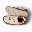 Rambler men's shoes shown facing left with suede uppers, cozy terrycloth lining, and cushioned EVA outsole