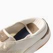 Laguna shoe facing left, close-up of its breathable upper and cushioned heel
