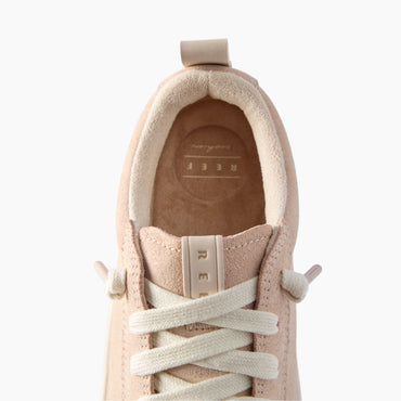 Lay Day Lite sneaker shown from above facing downward, highlighting the laces and cushioned footbed for everyday comfort