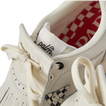 Close-up of the front and top of the Onshore Pebble X Palm men's shoe facing forward, showing comfort details and surf-inspired design.