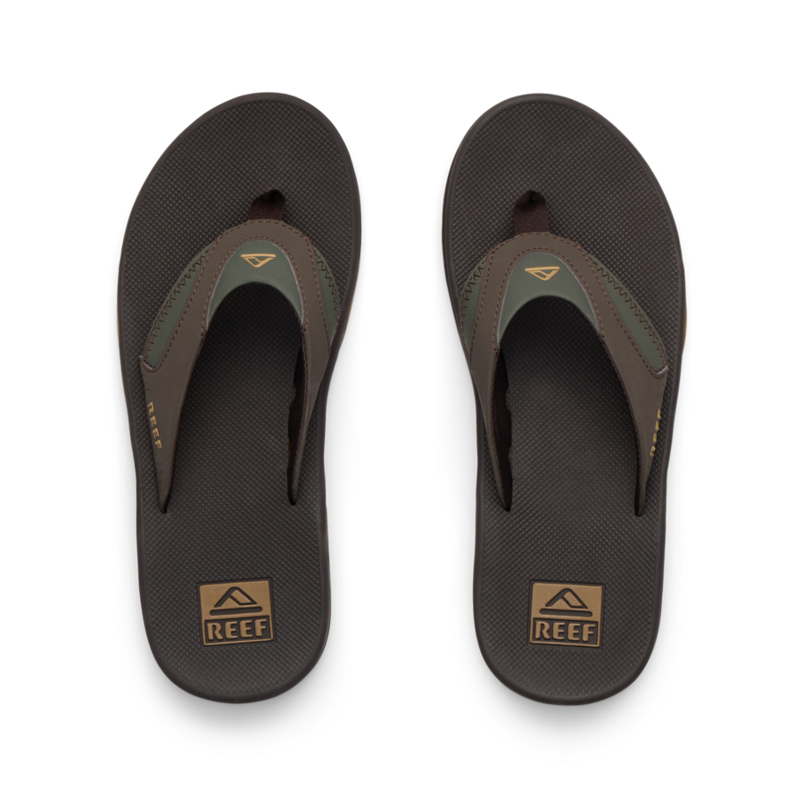 Fanning - Brown/Gum - Top View