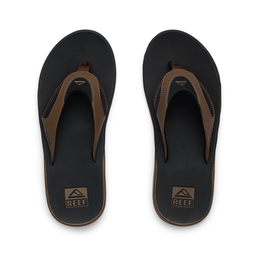 Fanning - Black And Tan - Top View