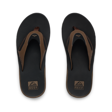 Fanning - Black And Tan - Top View